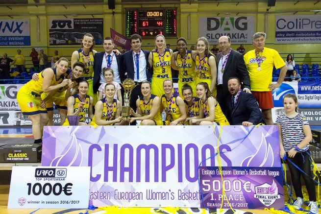 GOOD ANGELS Košice - víťaz 2.ročníka turnaja EEWBL (Foto: Ľubka Ištonová)