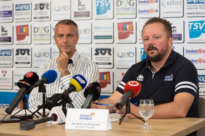 Richard Raši a Daniel Jendrichovský, Tlačovka GOOD ANGELS Košice (Foto: Ľubka Ištoňová)