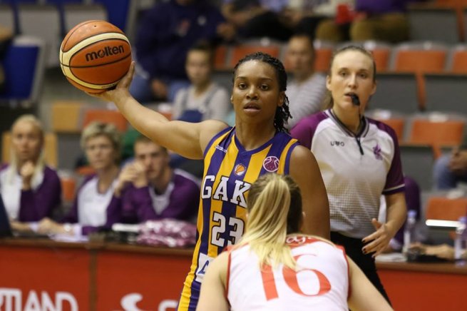 Liepajas Papirs-Lsss (LAT) - GOOD ANGELS Košice, Darxia Morris (23) (Foto: facebook EEWBL)