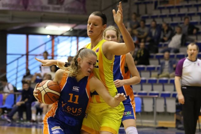 GOOD ANGELS Košice – FSG Royal Eagles (NED), Anna Jurčenková (12) (Foto: facebook EEWBL)