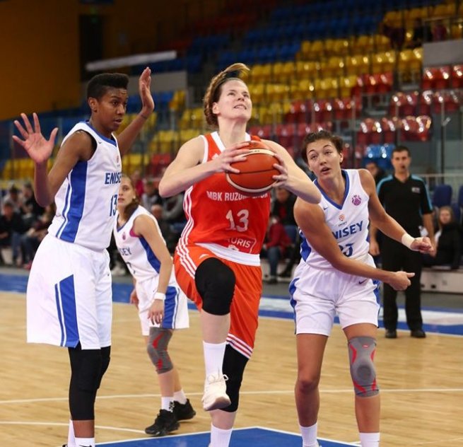 Enisey Krasnoyarsk (RUS) vs. MBK Ružomberok, Miroslava Mištinová (13) (Foto: fiba.com)