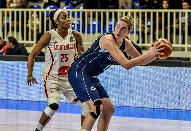 Čierna Hora vs. Slovensko, Žofia Hruščáková (10) (Foto: fiba.com)