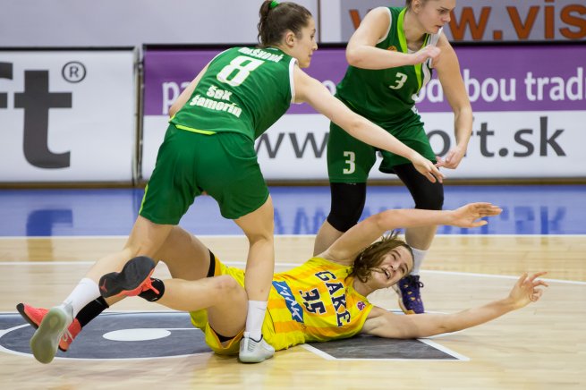 GOOD ANGELS Košice vs ŠBK Šamorín, 3. zápas semifinále EXZ (Foto: Ľubomíra Ištoňová)