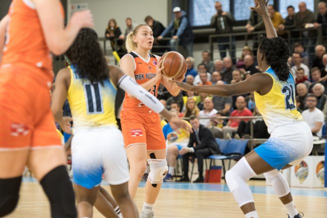 Piešťanské Čajky vs. MBK Ružomberok, Olga Yatskovets (23) (Foto: Laco Duračka)