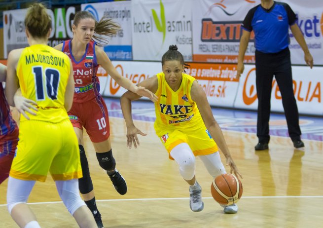 YOUNG ANGELS Košice vs. Vasas Budapešť (HUN), Kahlia Lawrence (25) (Foto: Jäzva)