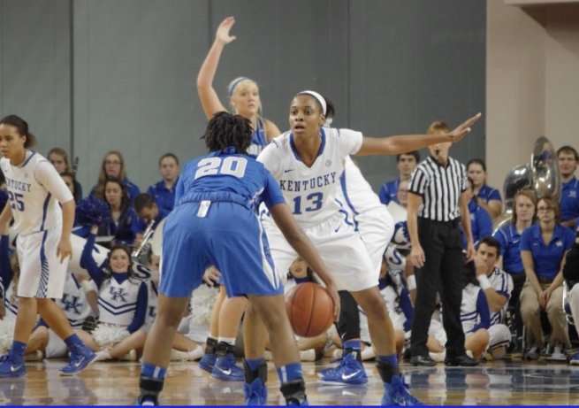 Bria Goss (13), Kentucky Wildcats (NCAA, USA) (Foto: nationofblue.com)