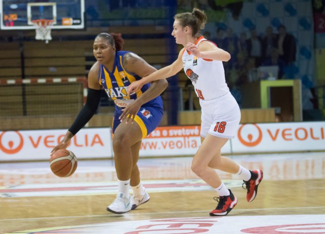 YOUNG ANGELS Košice vs. BK ŠKP 08 Banská Bystrica, Channon Tiara Fluker (33) (Foto: Jäzva)