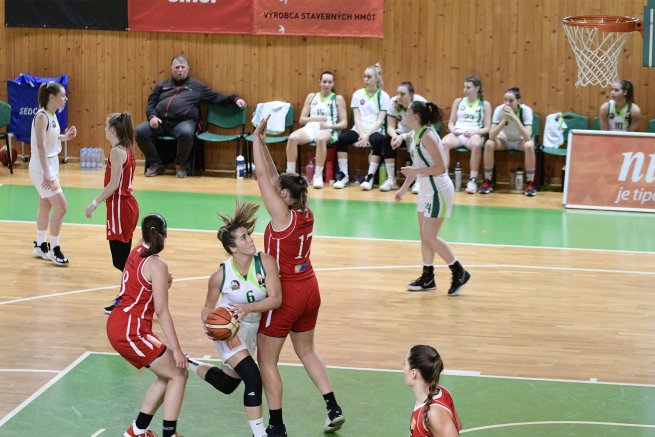 ŠBK Šamorín vs. BK ŠK UMB Banská Bystrica, Bianka Laura Vaigl (6) (Foto: Ladislav Dobsa)