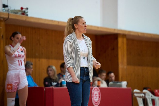 Zuzana Žirková, trénerka Slávie Banská Bystrica (Foto: Ivan Golembiovský)