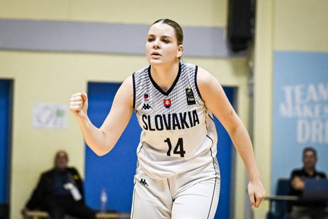 Alexandra Sofia Chovaníková (14), Slovensko U18 dievčatá (Foto: fiba.basketball)