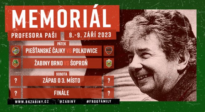 Memoriál profesora Paši, Brno 2023 (Foto: piestanskecajky.sk)