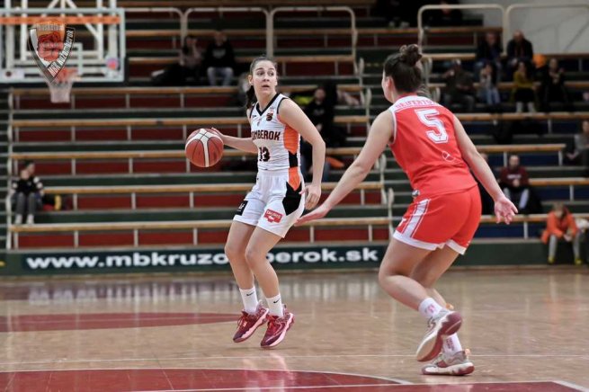 MBK Ružomberok vs. BK AS Trenčín, Dominika Urbanová (13) (Foto: Rudo Maškurica)