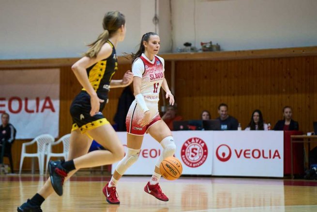 Slávia ŠKP Banská Bystrica vs. CBK Košice, Lucia Striešová (11) (Foto: Ivan Golembiovský)