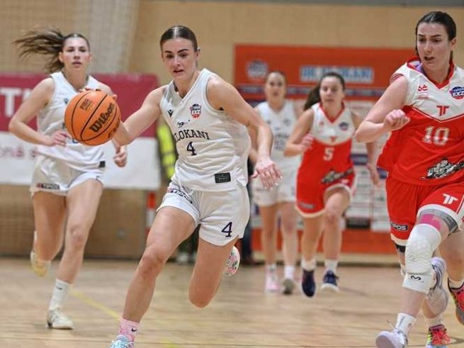 BK Klokani Ivanka pri Dunaji vs. BK AS Trenčín, Rebeka Gažiová (4) (Foto: fb BK Klokani IpD)